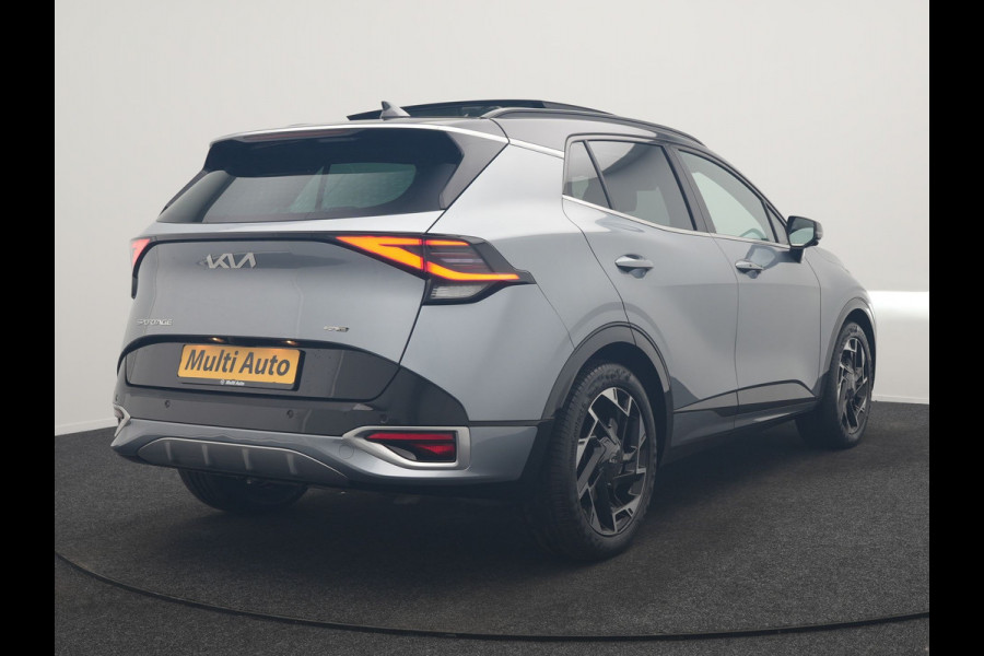 Kia Sportage 1.6 T-GDi Hybrid MHEV GT-Line 180pk Dealer O.H | Trekhaak Afn. | Panodak | Adaptive Cruise | 360 Camera | Harman / Kardon | Leeren Sportstoelen Memory & Ventilatie | Keyless | Apple Carplay | Stuur & Stoelverwarming | Sfeerverlichting | Virtual | Navigatie | DAB | 19"L.M |