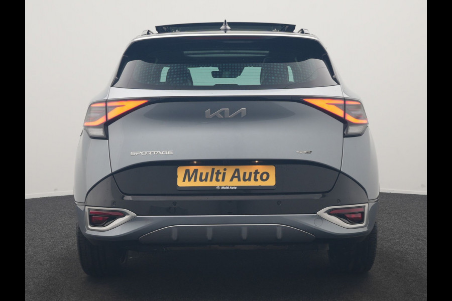 Kia Sportage 1.6 T-GDi Hybrid MHEV GT-Line 180pk Dealer O.H | Trekhaak Afn. | Panodak | Adaptive Cruise | 360 Camera | Harman / Kardon | Leeren Sportstoelen Memory & Ventilatie | Keyless | Apple Carplay | Stuur & Stoelverwarming | Sfeerverlichting | Virtual | Navigatie | DAB | 19"L.M |