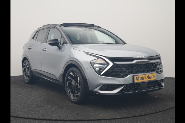 Kia Sportage 1.6 T-GDi Hybrid MHEV GT-Line 180pk Dealer O.H | Trekhaak Afn. | Panodak | Adaptive Cruise | 360 Camera | Harman / Kardon | Leeren Sportstoelen Memory & Ventilatie | Keyless | Apple Carplay | Stuur & Stoelverwarming | Sfeerverlichting | Virtual | Navigatie | DAB | 19"L.M |