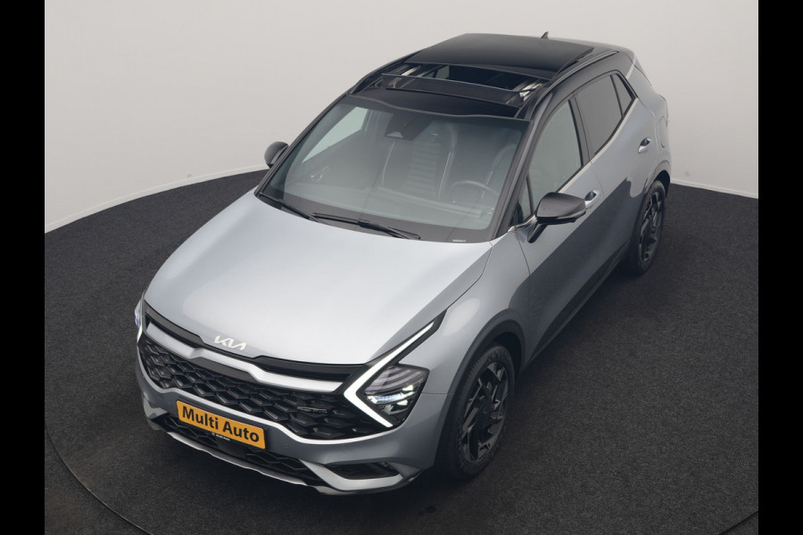 Kia Sportage 1.6 T-GDi Hybrid MHEV GT-Line 180pk Dealer O.H | Trekhaak Afn. | Panodak | Adaptive Cruise | 360 Camera | Harman / Kardon | Leeren Sportstoelen Memory & Ventilatie | Keyless | Apple Carplay | Stuur & Stoelverwarming | Sfeerverlichting | Virtual | Navigatie | DAB | 19"L.M |