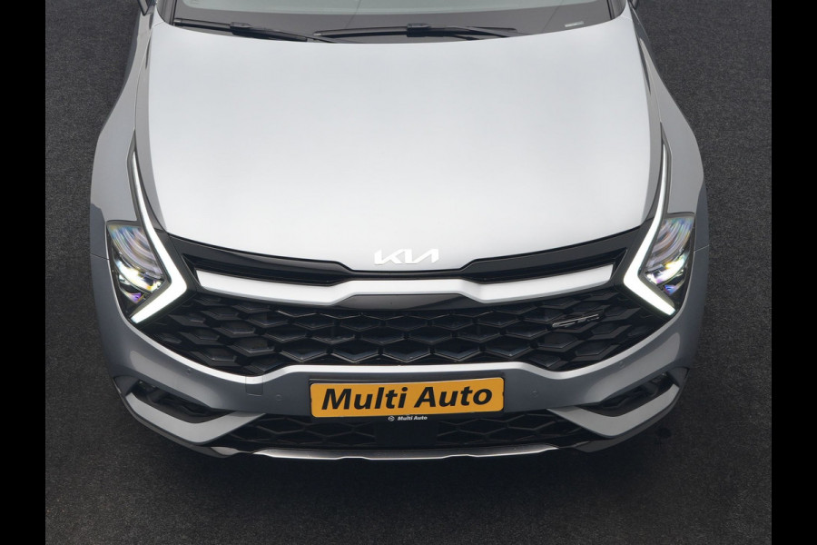 Kia Sportage 1.6 T-GDi Hybrid MHEV GT-Line 180pk Dealer O.H | Trekhaak Afn. | Panodak | Adaptive Cruise | 360 Camera | Harman / Kardon | Leeren Sportstoelen Memory & Ventilatie | Keyless | Apple Carplay | Stuur & Stoelverwarming | Sfeerverlichting | Virtual | Navigatie | DAB | 19"L.M |