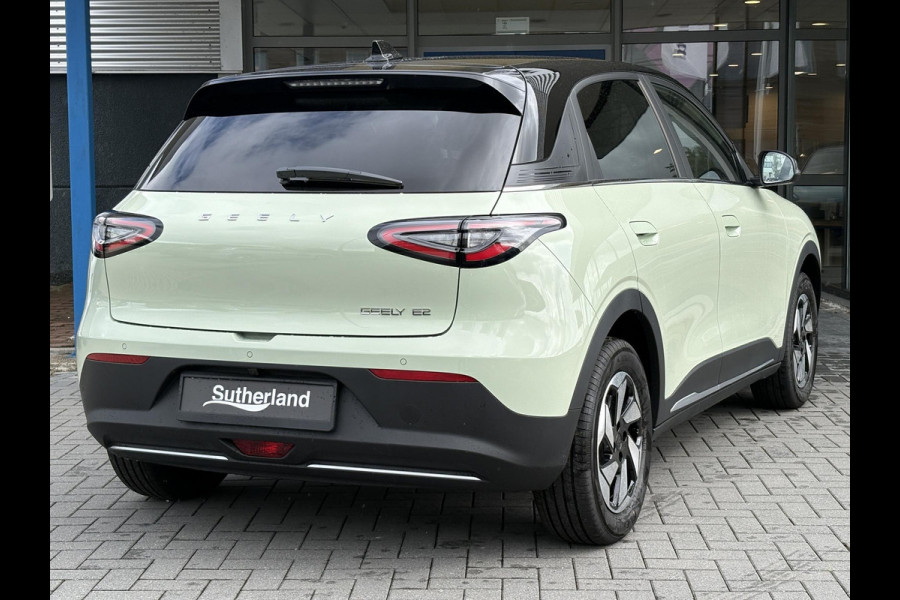 GEELY E2 Max 47 kWh 115 PK | Pre-order nu ! | 345 Km actieradius | Verwarmbare voorstoelen en stuurwiel | Achteruitrijcamera en parkeersensoren achter | 8,8" digitaal instrumentenpaneel en 14,6" multimediascherm met Flyme Auto