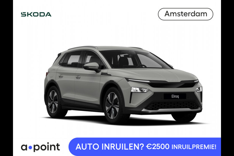 Škoda Elroq 60 Edition 190 pk | Trekhaak | Velgen: 19" lichtmetalen velgen ' Regulus', Antraciet