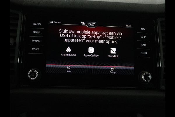 Škoda Kodiaq 1.5 TSI Sportline Business | Leder/alcantara | Memory | Stuur/stoelverwarming | Carplay | Sfeerverlichting | Camera | Park assist | Climate control |