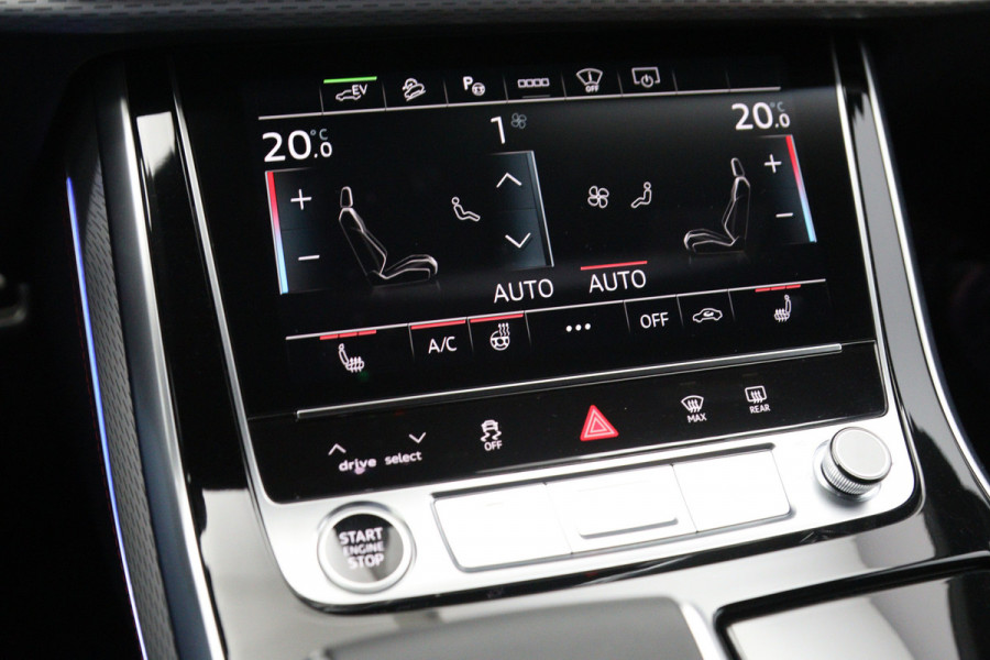 Audi Q8 60 TFSI e 490 PK Quattro S-Line Pro Line Competition PHEV, Panoramadak, Trekhaak, RS-Stoelen, Bang&Olufsen, Memory, Sfeerverlich