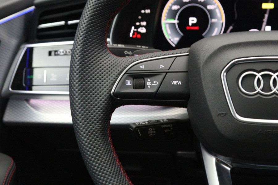 Audi Q8 60 TFSI e 490 PK Quattro S-Line Pro Line Competition PHEV, Panoramadak, Trekhaak, RS-Stoelen, Bang&Olufsen, Memory, Sfeerverlich