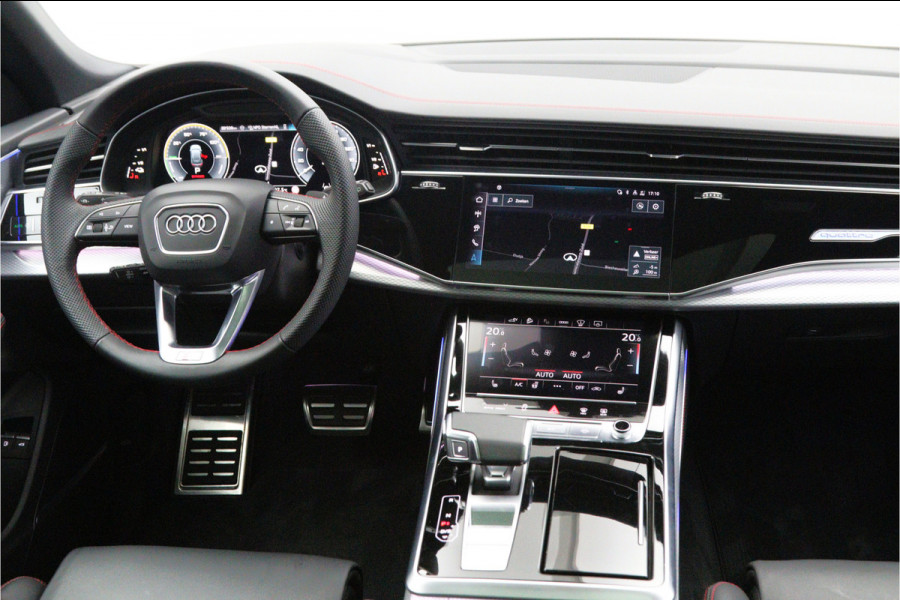 Audi Q8 60 TFSI e 490 PK Quattro S-Line Pro Line Competition PHEV, Panoramadak, Trekhaak, RS-Stoelen, Bang&Olufsen, Memory, Sfeerverlich