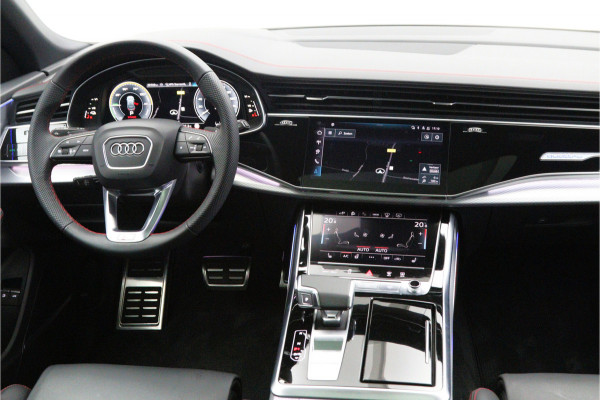 Audi Q8 60 TFSI e 490 PK Quattro S-Line Pro Line Competition PHEV, Panoramadak, Trekhaak, RS-Stoelen, Bang&Olufsen, Memory, Sfeerverlich