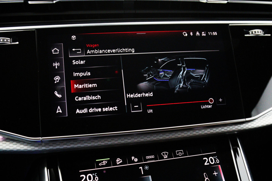 Audi Q8 60 TFSI e 490 PK Quattro S-Line Pro Line Competition PHEV, Panoramadak, Trekhaak, RS-Stoelen, Bang&Olufsen, Memory, Sfeerverlich
