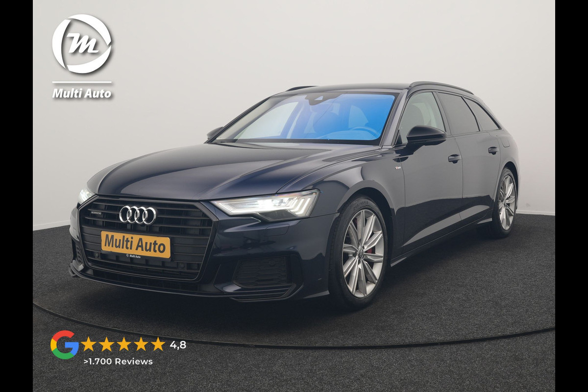 Audi A6 Avant 55 TFSI e Quattro 2x S Line PHEV 368pk Dealer O.H | Head Up | Matrix LED | Cruise Control | Alcantara Sportstoelen Memory & Verwarmd | Navigatie | Virtual | DAB | 19"L.M |