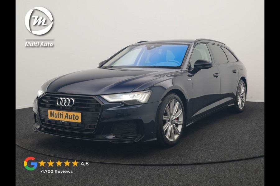 Audi A6 Avant 55 TFSI e Quattro 2x S Line PHEV 368pk Dealer O.H | Head Up | Matrix LED | Cruise Control | Alcantara Sportstoelen Memory & Verwarmd | Navigatie | Virtual | DAB | 19"L.M |