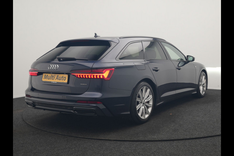 Audi A6 Avant 55 TFSI e Quattro 2x S Line PHEV 368pk Dealer O.H | Head Up | Matrix LED | Cruise Control | Alcantara Sportstoelen Memory & Verwarmd | Navigatie | Virtual | DAB | 19"L.M |