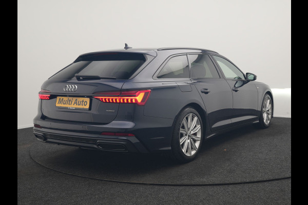 Audi A6 Avant 55 TFSI e Quattro 2x S Line PHEV 368pk Dealer O.H | Head Up | Matrix LED | Cruise Control | Alcantara Sportstoelen Memory & Verwarmd | Navigatie | Virtual | DAB | 19"L.M |
