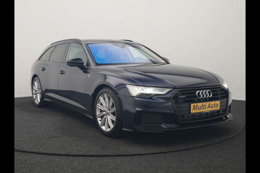 Audi A6 Avant 55 TFSI e Quattro 2x S Line PHEV 368pk Dealer O.H | Head Up | Matrix LED | Cruise Control | Alcantara Sportstoelen Memory & Verwarmd | Navigatie | Virtual | DAB | 19"L.M |