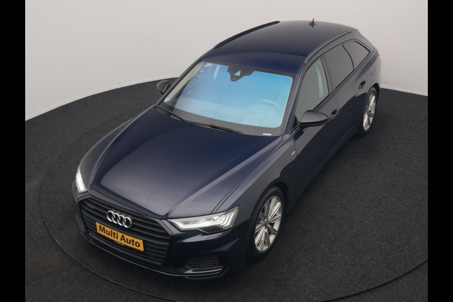 Audi A6 Avant 55 TFSI e Quattro 2x S Line PHEV 368pk Dealer O.H | Head Up | Matrix LED | Cruise Control | Alcantara Sportstoelen Memory & Verwarmd | Navigatie | Virtual | DAB | 19"L.M |