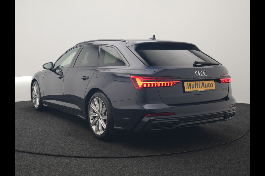 Audi A6 Avant 55 TFSI e Quattro 2x S Line PHEV 368pk Dealer O.H | Head Up | Matrix LED | Cruise Control | Alcantara Sportstoelen Memory & Verwarmd | Navigatie | Virtual | DAB | 19"L.M |