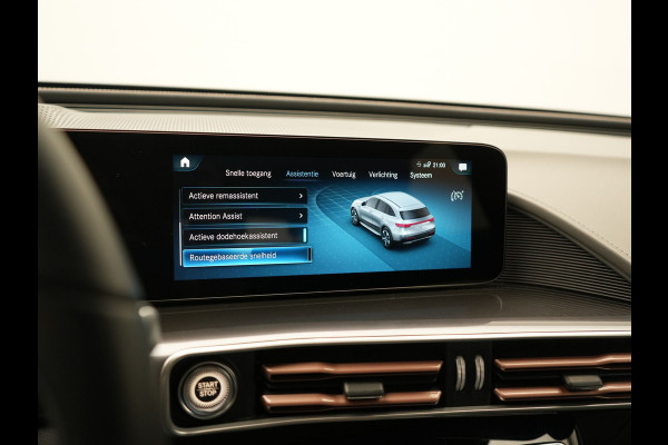 Mercedes-Benz EQC 400 4MATIC 85 kWh Dealer O.H Adaptive Cruise | Matrix LED | Camera | Head Up | Sportstoelen Massage & Memory | Pilot Assist | BLIS | Stoelverwarming & Ventilatie | Virtual | Navigatie | DAB | 19"L.M |
