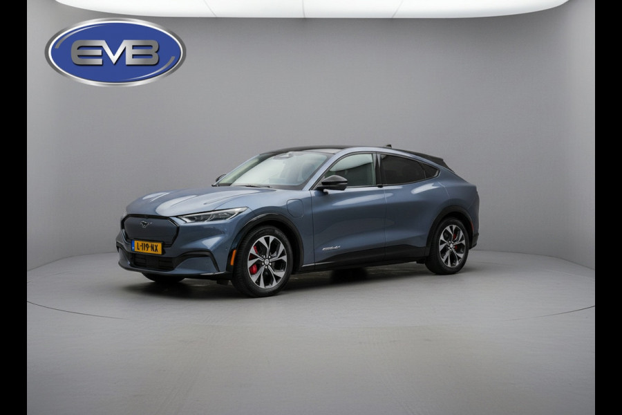 Ford Mustang Mach-E Extended AWD 98 kWh, panoramadak, leder, 1 e eigenaar, vol opties! NL auto met nap