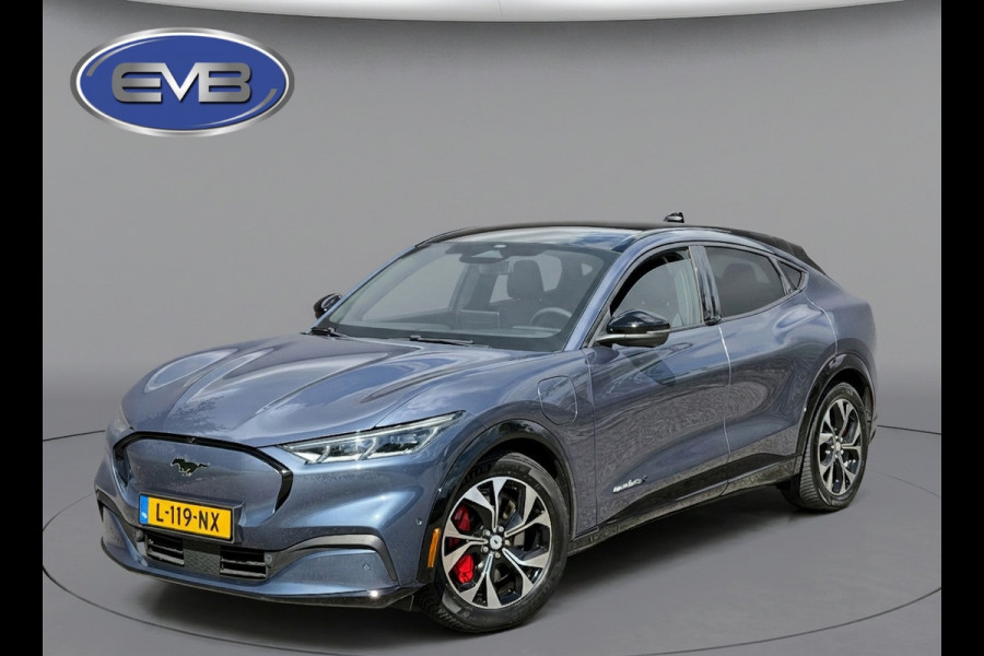 Ford Mustang Mach-E Extended AWD 98 kWh, panoramadak, leder, 1 e eigenaar, vol opties! NL auto met nap