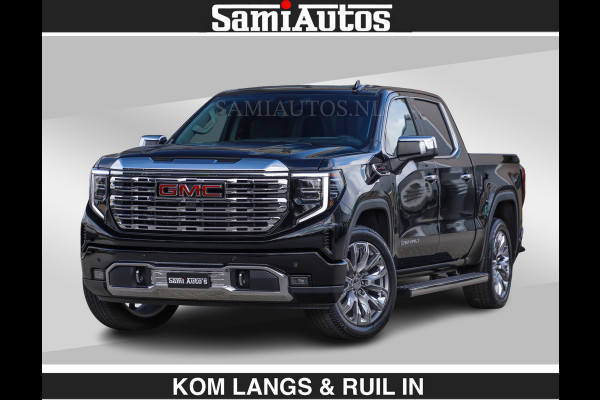 GMC Sierra DENALI | All-In Prijs | 6,2 V8 Full Option | De Meest Luxe Pick-Up in zijn Klasse | Comfortabele Dubbele Cabine met Royale 5 Zitplaatsen | BPM vrij | Nu Leverbaar uit Voorraad | Voorraad Nr 1539 | De specialist in Amerikaanse pick‑ups in Nederland en Europa.