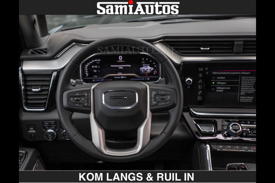 GMC Sierra DENALI | All-In Prijs | 6,2 V8 Full Option | De Meest Luxe Pick-Up in zijn Klasse | Comfortabele Dubbele Cabine met Royale 5 Zitplaatsen | BPM vrij | Nu Leverbaar uit Voorraad | Voorraad Nr 1539 | De specialist in Amerikaanse pick‑ups in Nederland en Europa.