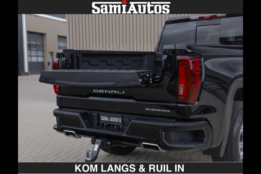 GMC Sierra DENALI | All-In Prijs | 6,2 V8 Full Option | De Meest Luxe Pick-Up in zijn Klasse | Comfortabele Dubbele Cabine met Royale 5 Zitplaatsen | BPM vrij | Nu Leverbaar uit Voorraad | Voorraad Nr 1539 | De specialist in Amerikaanse pick‑ups in Nederland en Europa.