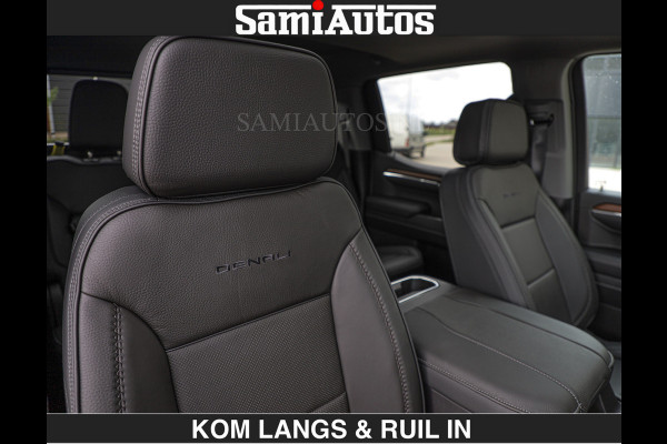GMC Sierra DENALI | All-In Prijs | 6,2 V8 Full Option | De Meest Luxe Pick-Up in zijn Klasse | Comfortabele Dubbele Cabine met Royale 5 Zitplaatsen | BPM vrij | Nu Leverbaar uit Voorraad | Voorraad Nr 1539 | De specialist in Amerikaanse pick‑ups in Nederland en Europa.