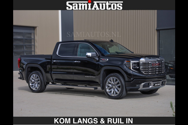 GMC Sierra DENALI | All-In Prijs | 6,2 V8 Full Option | De Meest Luxe Pick-Up in zijn Klasse | Comfortabele Dubbele Cabine met Royale 5 Zitplaatsen | BPM vrij | Nu Leverbaar uit Voorraad | Voorraad Nr 1539 | De specialist in Amerikaanse pick‑ups in Nederland en Europa.