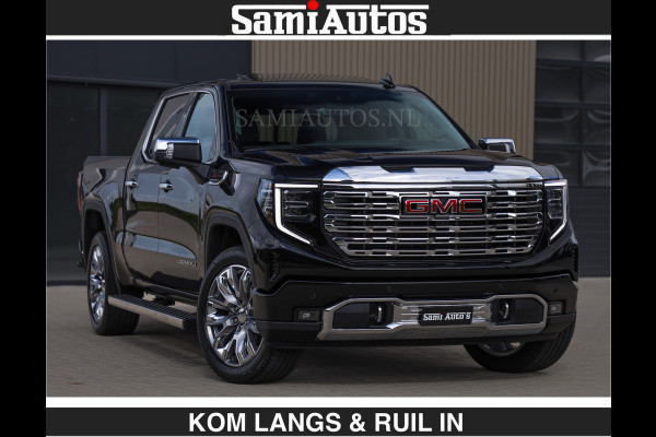 GMC Sierra DENALI | All-In Prijs | 6,2 V8 Full Option | De Meest Luxe Pick-Up in zijn Klasse | Comfortabele Dubbele Cabine met Royale 5 Zitplaatsen | BPM vrij | Nu Leverbaar uit Voorraad | Voorraad Nr 1539 | De specialist in Amerikaanse pick‑ups in Nederland en Europa.