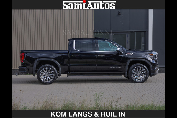 GMC Sierra DENALI | All-In Prijs | 6,2 V8 Full Option | De Meest Luxe Pick-Up in zijn Klasse | Comfortabele Dubbele Cabine met Royale 5 Zitplaatsen | BPM vrij | Nu Leverbaar uit Voorraad | Voorraad Nr 1539 | De specialist in Amerikaanse pick‑ups in Nederland en Europa.