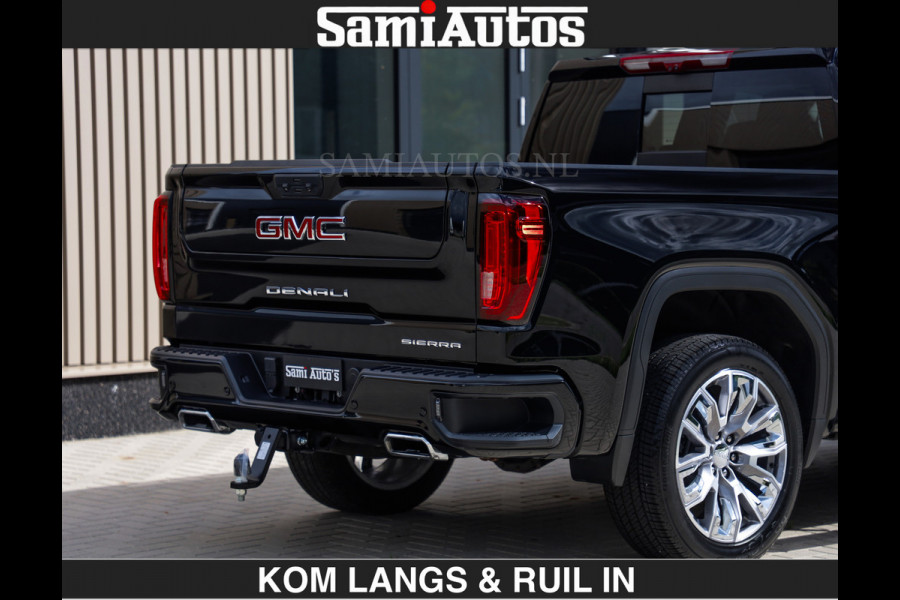 GMC Sierra DENALI | All-In Prijs | 6,2 V8 Full Option | De Meest Luxe Pick-Up in zijn Klasse | Comfortabele Dubbele Cabine met Royale 5 Zitplaatsen | BPM vrij | Nu Leverbaar uit Voorraad | Voorraad Nr 1539 | De specialist in Amerikaanse pick‑ups in Nederland en Europa.