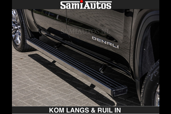 GMC Sierra DENALI | All-In Prijs | 6,2 V8 Full Option | De Meest Luxe Pick-Up in zijn Klasse | Comfortabele Dubbele Cabine met Royale 5 Zitplaatsen | BPM vrij | Nu Leverbaar uit Voorraad | Voorraad Nr 1539 | De specialist in Amerikaanse pick‑ups in Nederland en Europa.