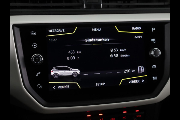 Seat Arona 1.0 TSI Xcellence Launch Edition 116pk | Navigatie | Climatronic | 17 inch lichtmetalen velgen | Parkeersensoren achter | Verwarmbare voorstoelen