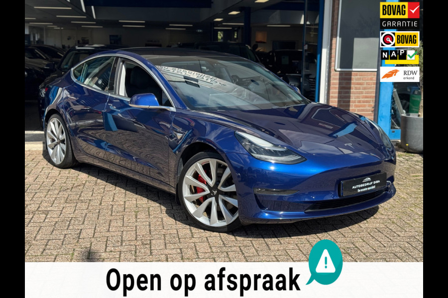 Tesla Model 3 Performance AWD 75 kWh 2019 AUT NAVI BTW NAP!