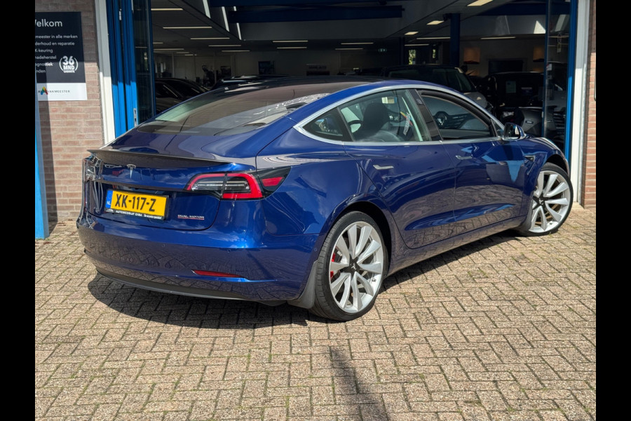 Tesla Model 3 Performance AWD 75 kWh 2019 AUT NAVI BTW NAP!