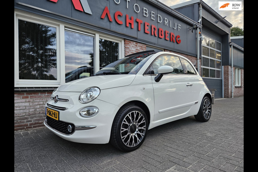 Fiat 500 1.2 Rockstar Cabrio! Automaat! Leuke/Nette Auto! Xenon! Leer! Airco/Clima! Cruise Control!