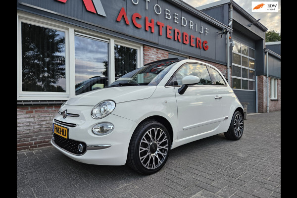 Fiat 500 1.2 Rockstar Cabrio! Automaat! Leuke/Nette Auto! Xenon! Leer! Airco/Clima! Cruise Control!