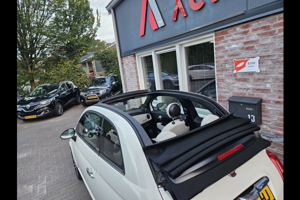 Fiat 500 1.2 Rockstar Cabrio! Automaat! Leuke/Nette Auto! Xenon! Leer! Airco/Clima! Cruise Control!
