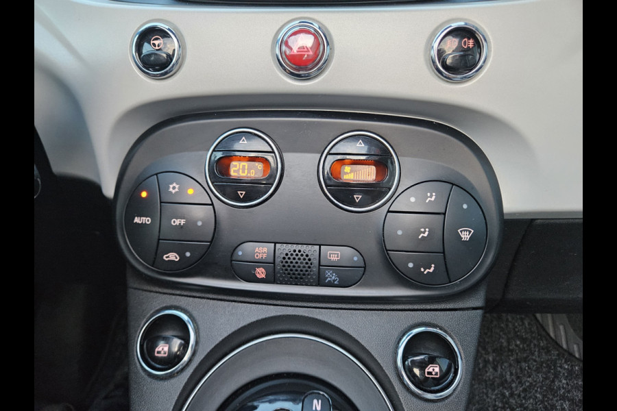 Fiat 500 1.2 Rockstar Cabrio! Automaat! Leuke/Nette Auto! Xenon! Leer! Airco/Clima! Cruise Control!