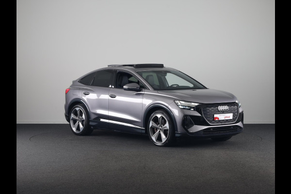 Audi Q4 Sportback e-tron 40 S edition 77 kWh 204 pk | Navigatie | Warmtepomp | Panoramadak | Parkeersensoren | Achteruitrijcamera | Lederen bekleding | Lichtmetalen velgen 21" | SONOS soundsystem | S-Line |