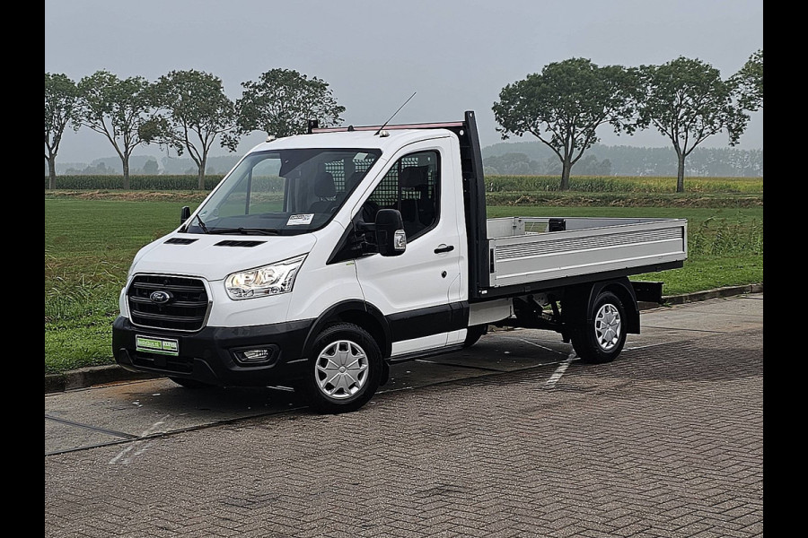 Ford Transit 330 2.0 L2H1 Open Laadbak Cruise control, Airco, Enkele cabine, 130Pk, 1e Eigenaar, Onderhouds-Historie, 3-Zits