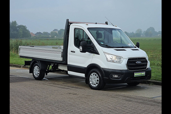 Ford Transit 330 2.0 L2H1 Open Laadbak Cruise control, Airco, Enkele cabine, 130Pk, 1e Eigenaar, Onderhouds-Historie, 3-Zits