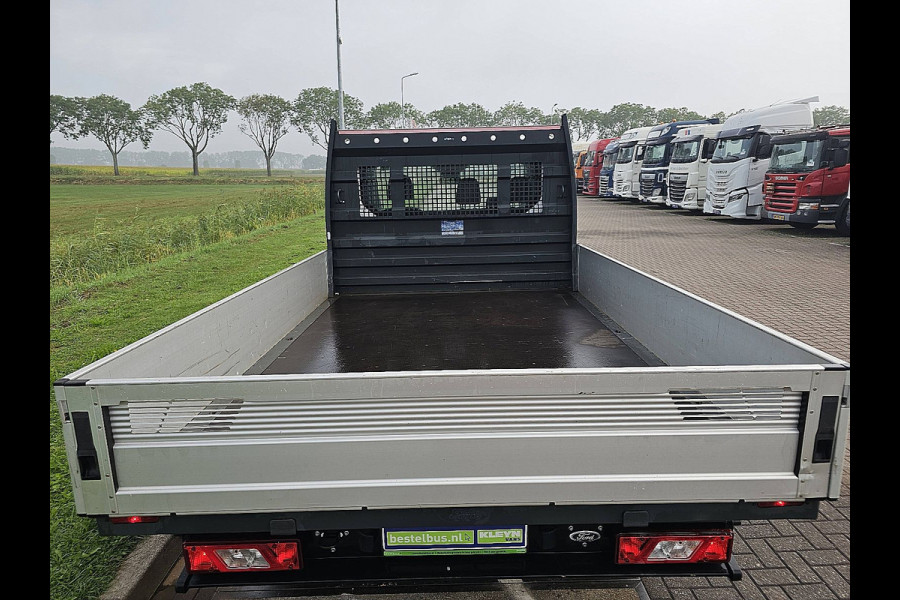 Ford Transit 330 2.0 L2H1 Open Laadbak Cruise control, Airco, Enkele cabine, 130Pk, 1e Eigenaar, Onderhouds-Historie, 3-Zits