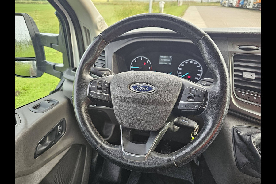 Ford Transit 330 2.0 L2H1 Open Laadbak Cruise control, Airco, Enkele cabine, 130Pk, 1e Eigenaar, Onderhouds-Historie, 3-Zits
