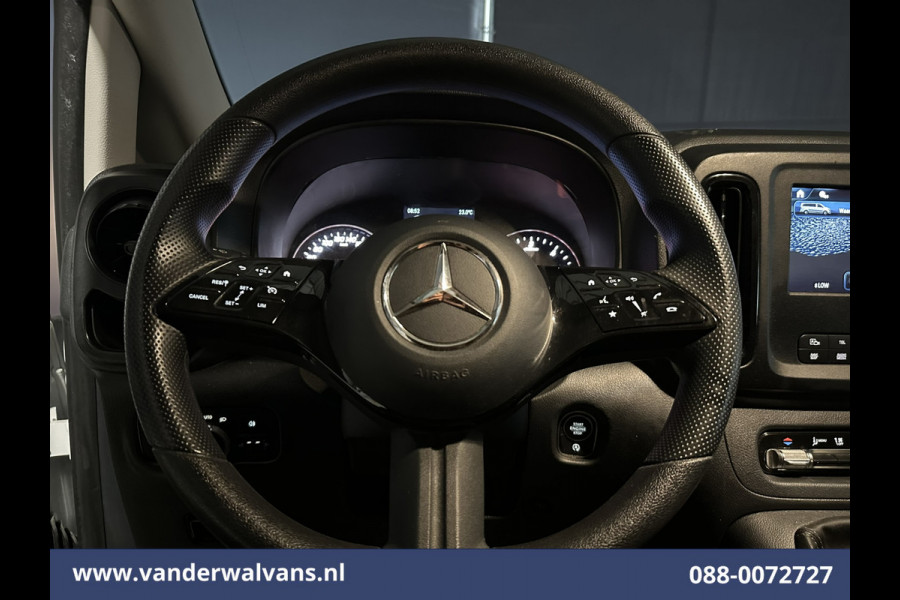 Mercedes-Benz Vito 116 CDI 164pk L2H1 Euro6 Airco | Camera | Navigatie | Adaptieve Cruisecontrol Stoelverwarming, Parkeersensoren, Bijrijdersbank