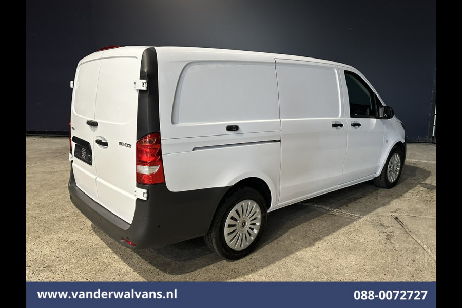 Mercedes-Benz Vito 116 CDI 164pk L2H1 Euro6 Airco | Camera | Navigatie | Adaptieve Cruisecontrol Stoelverwarming, Parkeersensoren, Bijrijdersbank