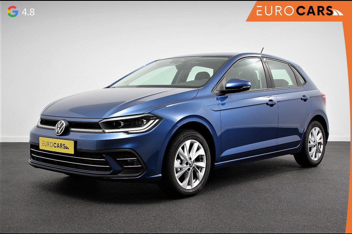 Volkswagen Polo 1.0 TSI DSG Style Navigatie Climate Control Adaptieve Cruise Control Camera Lane Assist LED Matrix DAB Parkeer sensoren Apple Carplay/ Android Auto
