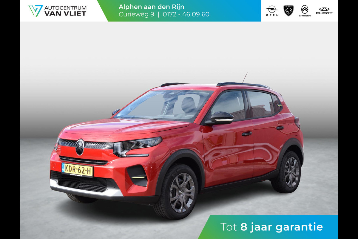 Citroën ë-C3 Plus 113pk Comfort Range 44 kWh | NAVI | PARKEERSENSOREN MET CAMERA | AIRCO | CRUISE CONTROL |
