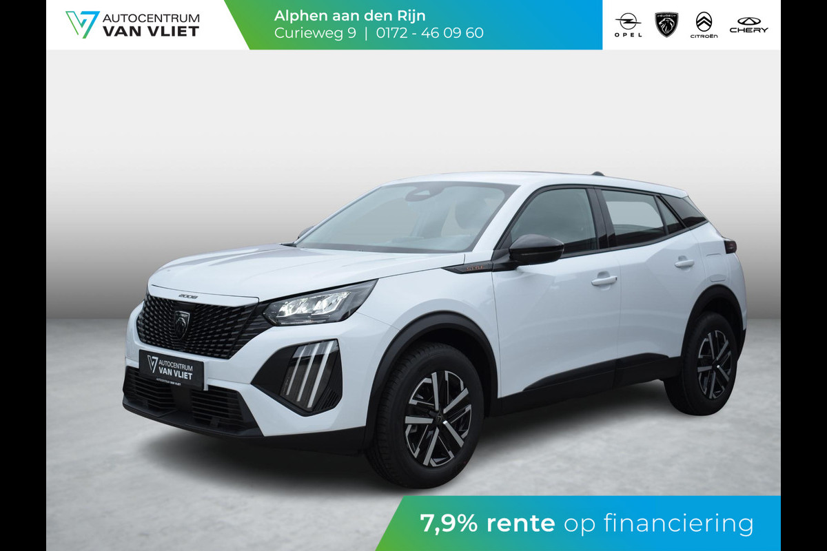 Peugeot 2008 1.2 PureTech 100 Style ACHTERUITRIJCAMERA MET SENSOREN | NAVI & CARPLAY | AIRCO | UIT VOORRAAD LEVERBAAR