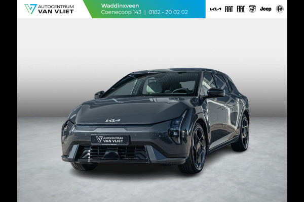 Kia EV4 GT-Line Business Edition 81.4 kWh | Direct leverbaar | Rijk uitgerust | Gunstige fiscale waarde! | Navi. | Clima. | Adapt. Cruise. | Stoel&Stuur Verwarming | Dodehoek Assistentie | GT-Line Vegan Lederen Stoelbekleding